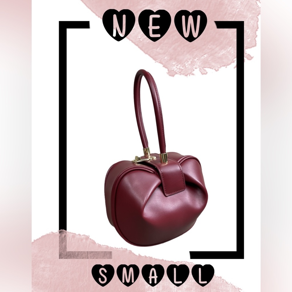 Small Dumpling Nina Bag - Timeless Classic Round Hobo Leather Tote NWT!